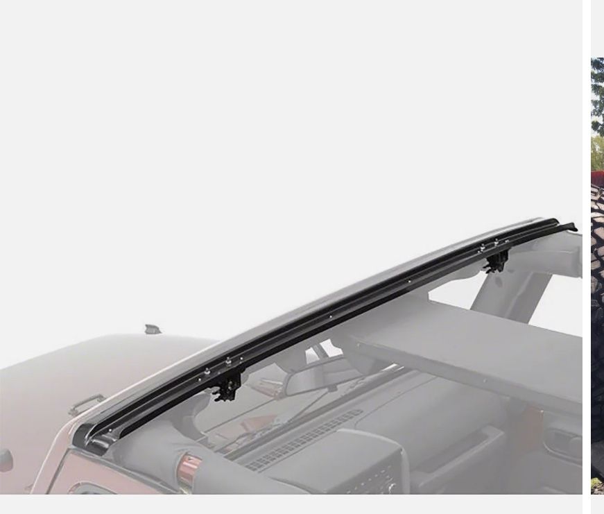 Jeep Wrangler Windshield Channel