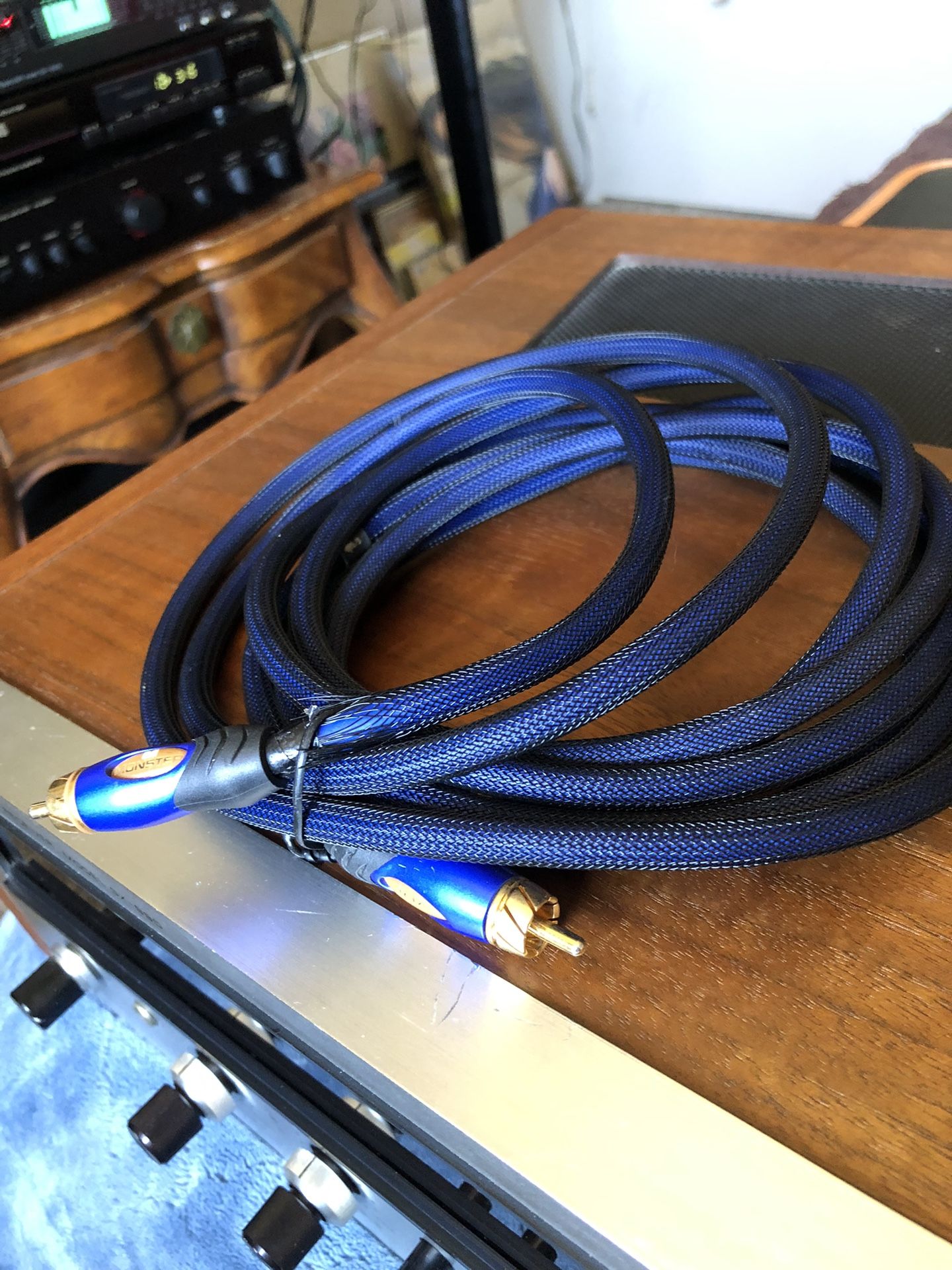Monster Subwoofer Cable With Accessories