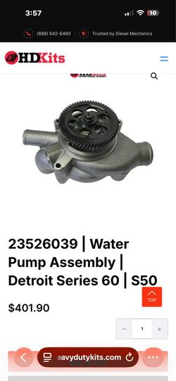 New in box water pump serie 60