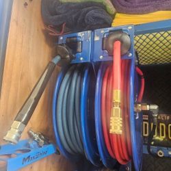 50 Ft Air & 50 Ft Pressure Washer Hose Combo