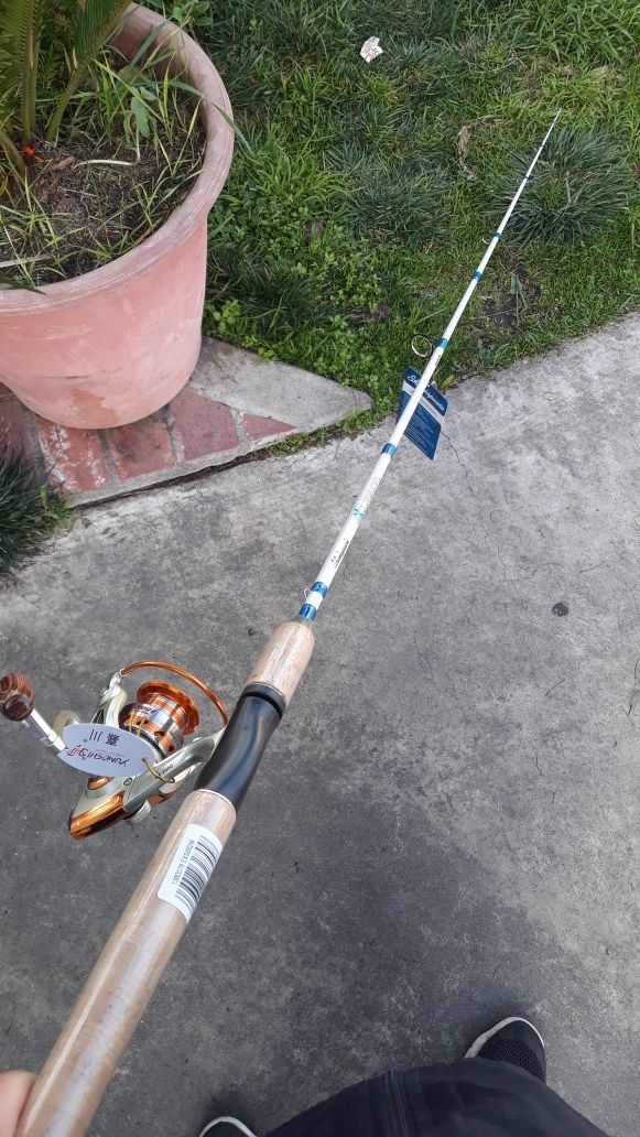 Shakespeare rod and fishing reel