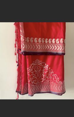 Brand New Silk Saree With Blouse Party Wedding Bridal