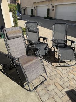Zero Gravity Reclining Chair x3