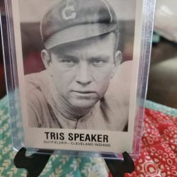 Cleveland Indians Tris Speaker 1980 TCMA Greats Baseball Card 