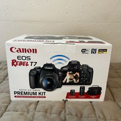 Canon EOS Rebel T7 Premium Kit