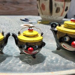 Vintage Salt, Pepper And Creamer 