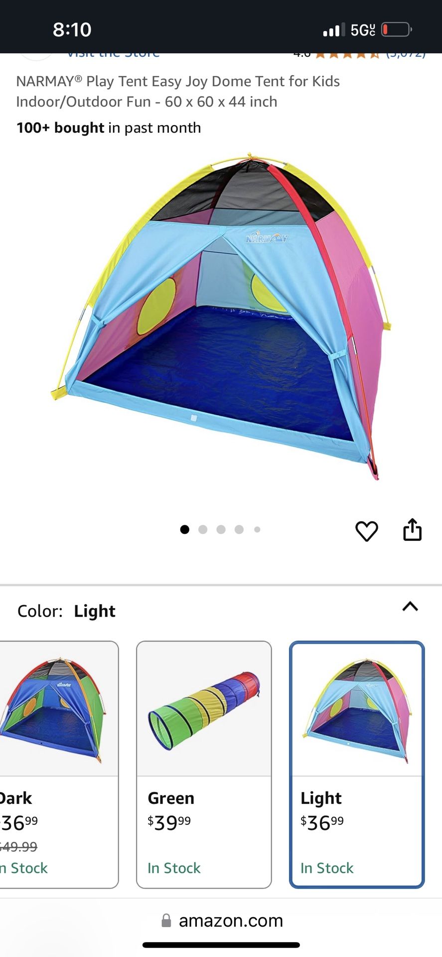 Kids Play Tent