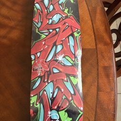 Persue Invincible Collab Skateboard Art Deck by Dave Persue