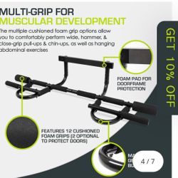Black Friday Sale-MULTI-GRIP FOR MUSCULAR DEVELOPMENT BAR  $20
