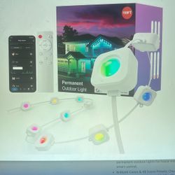 NEW Permanent Outdoor Lights. 150FT RGB Outdoor Lights for House Decor, Smart Eaves Lighting, Extendable LED Strip w/IP67 Waterproof, Music Sync, APP