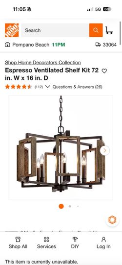 Chandelier light fixture