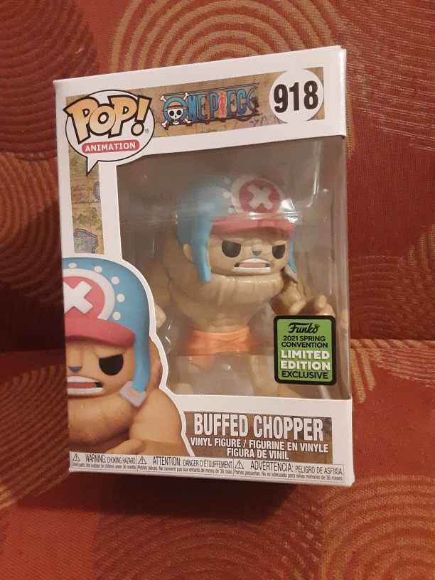 Funko Pop Animation One Piece Buffed Chopper (2021 Spring Convention Exclusive Limited Edition). 