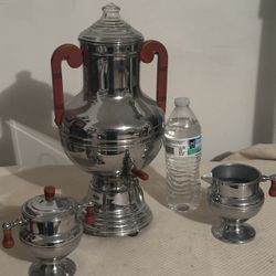 vintage tea pots set from turkey new never used 