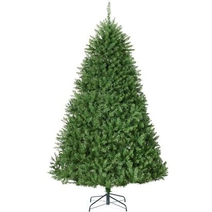 9ft Hinged Douglas Full Fir Artificial Christmas Tree w/ Metal Stand