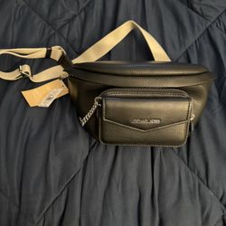 Black Michael Kors Waistpack