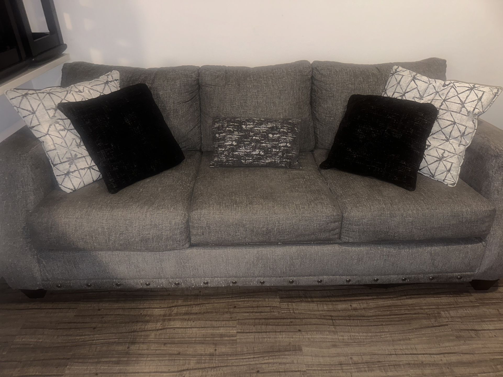 Couch and Pillows 