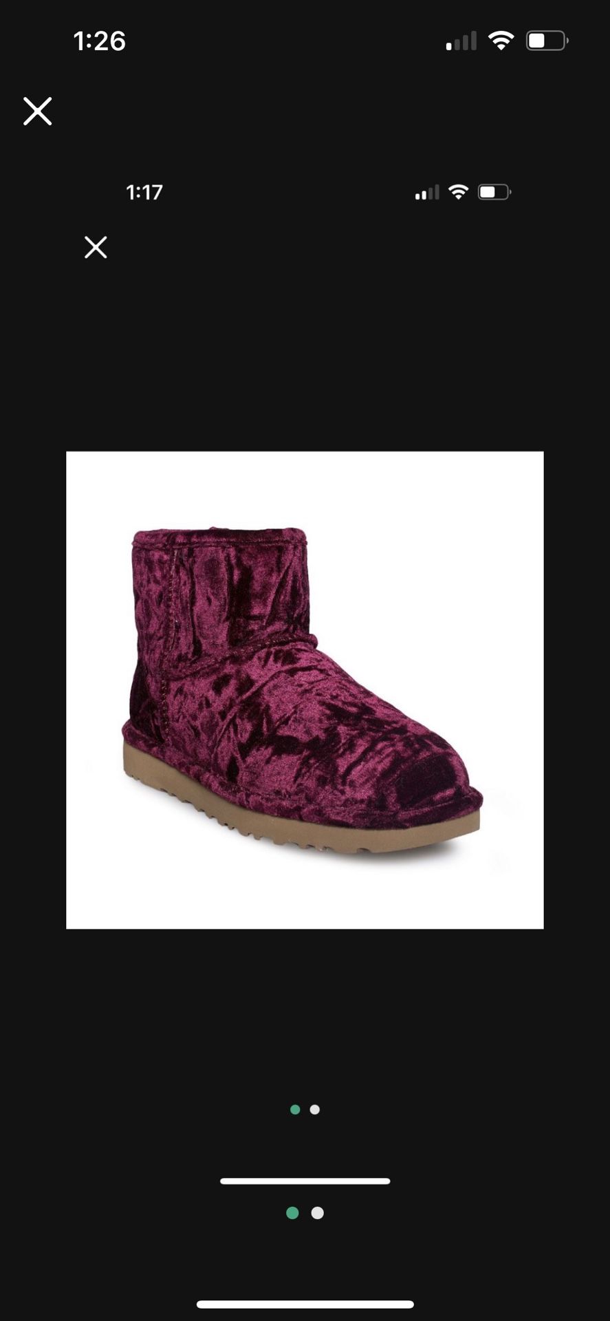 Ugg Velvet Boots 