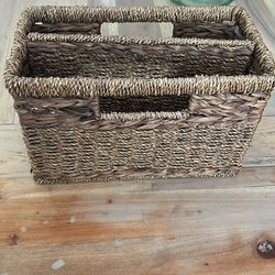 Wicker File Basket