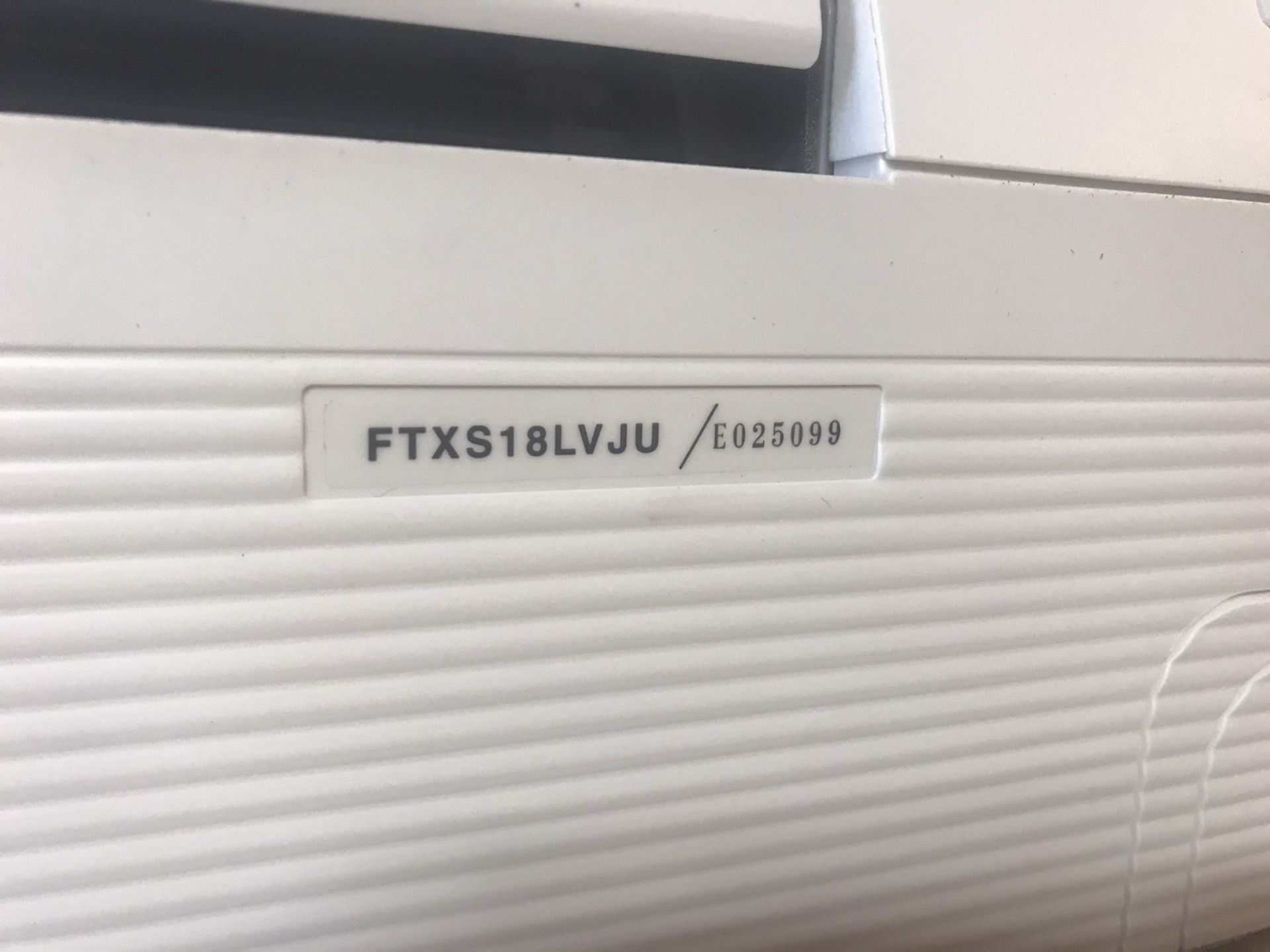 Daikin FTXS18LVJU Indoor Unit Only Fan evaporator coil mini split
