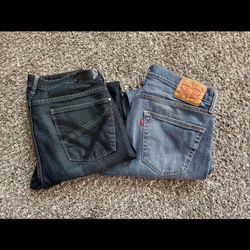 Kenneth Cole & Levi’s 502 Jeans Men’s Size 32w 30L