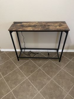 Hallway Table w/ Outlet