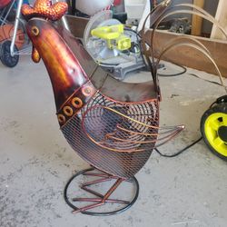 Rooster Metal Rustic fan. 