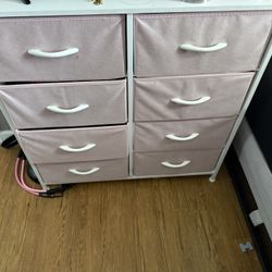 Pink 8 Dresser 