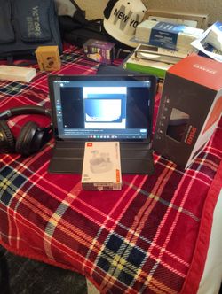 Samsung Galaxy A9+ And Earbuds And Bluetooth Speaker,And Headphones New!