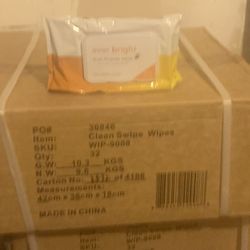 Ever Bright Multipurpose 75% Sanitizing Alcohol Wipes