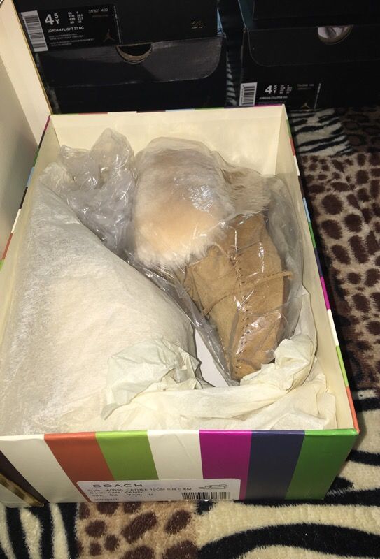Coach winter boots size 5.5