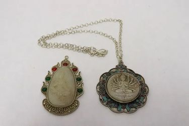 2 Vintage Chinese Pendants