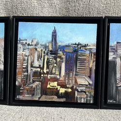 Empire State Building Bird-Eye View  By Ng Woon Lam New York 2007 With COA 