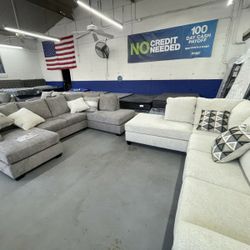 New Sectionals Save 50% Off Retail Prices