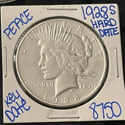 1928 s Peace Dollar Key Date With High Value 
