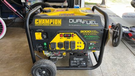 Champion Dual Fuel Generator 9000W