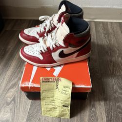 Jordan 1s Chicagos 8.5 Men 