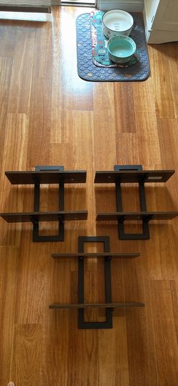 Rustic Floating shelves