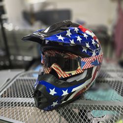 Helmet AFX FX17 Freedom Black Youth XL Or Adult M (Motorcycle, Scooter, SnowBoard & ATV) 