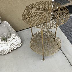 Gold Coffee Table Side Table $35 OBO