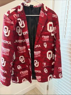 Oklahoma Sooners Maroon Blazer Jacket - Men’s size L