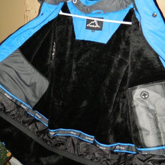 FTIMILD Mountain Waterproof Ski Jacket Windproof snow coat men's size L Large