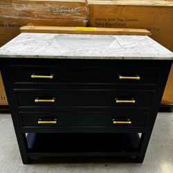 36” Navy Blue Vanity - New In Box