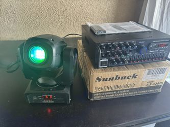 DJ Light And Amplifier Combo