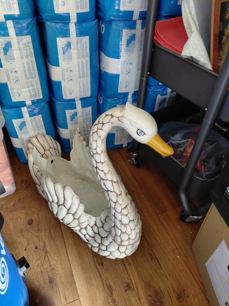 Ceramic Swan