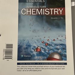 Introduction To Chemistry Textbook, Loose Leaf