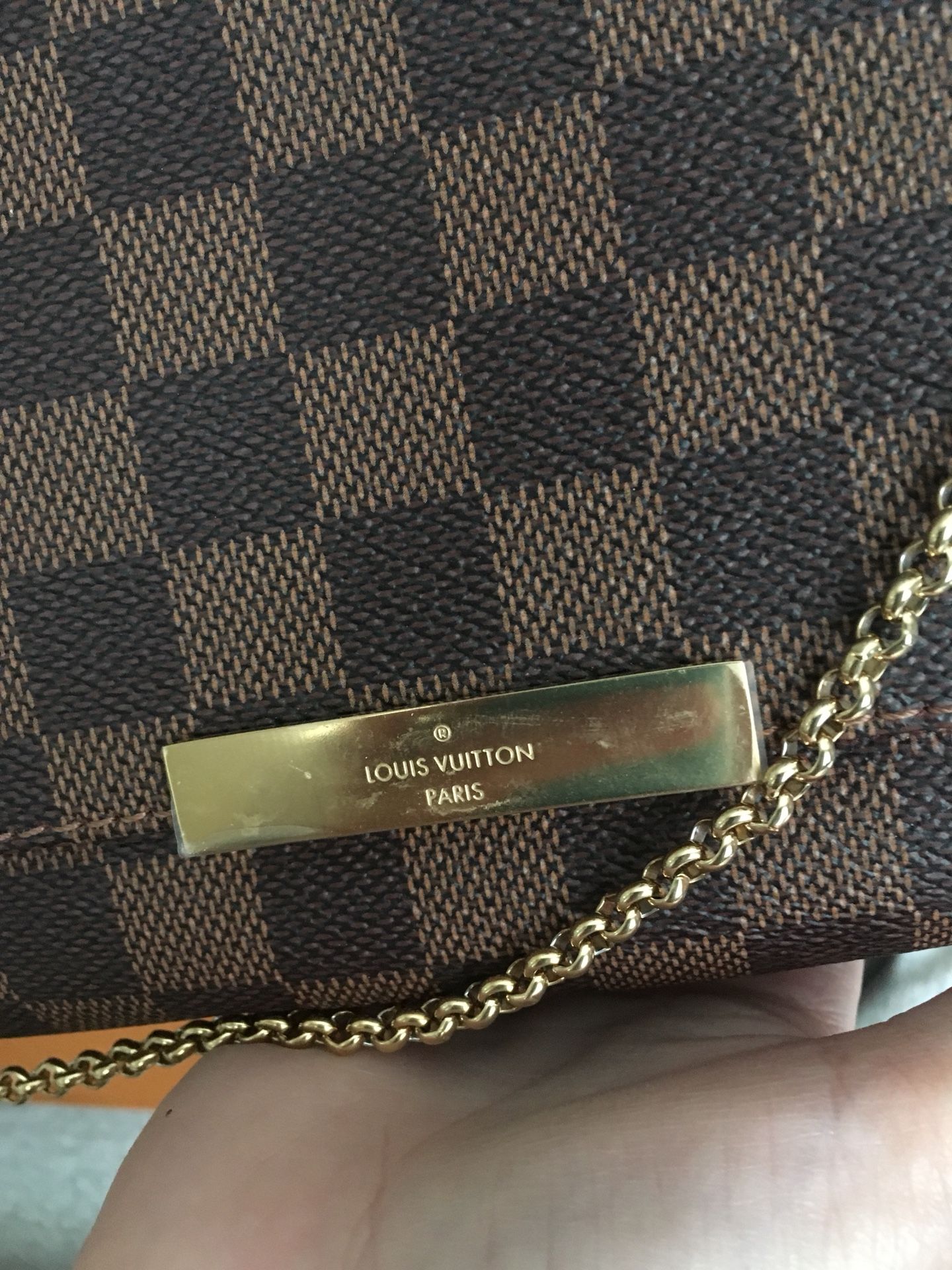 PRELOVED DISCONTINUED Louis Vuitton Favorite MM Damier Ebene Bag FL416 –  KimmieBBags LLC