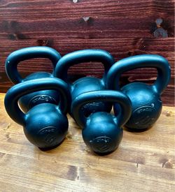 Set of 5 Ethos Kettlebells
