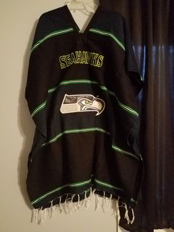 Seahawks poncho, zarape