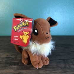 Pokemon Eevee #133 Plushy From Hasbro 