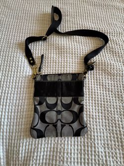 Vintage coach cross body bag